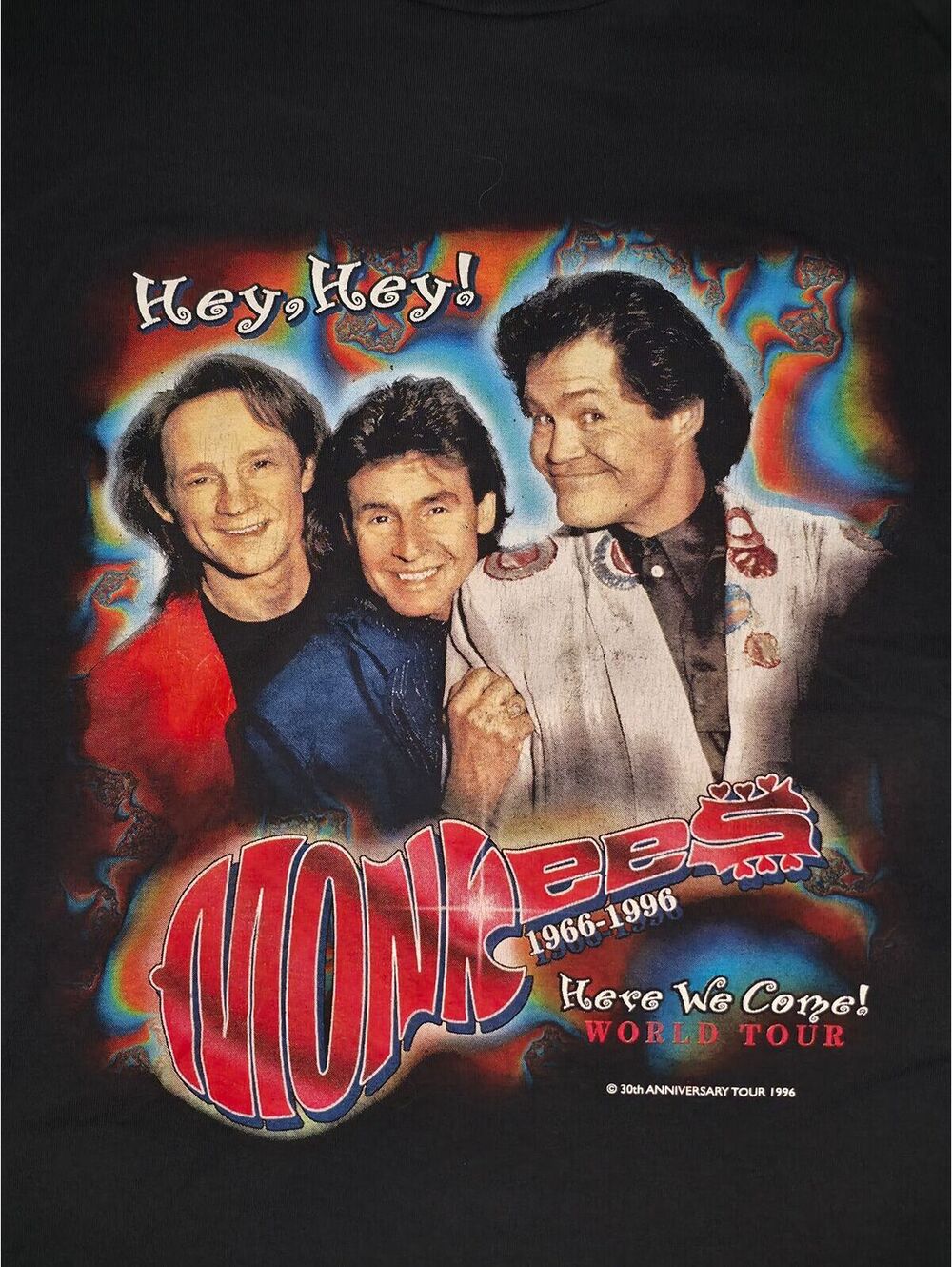 1996 Monkees World Tour Single Stitch Tee